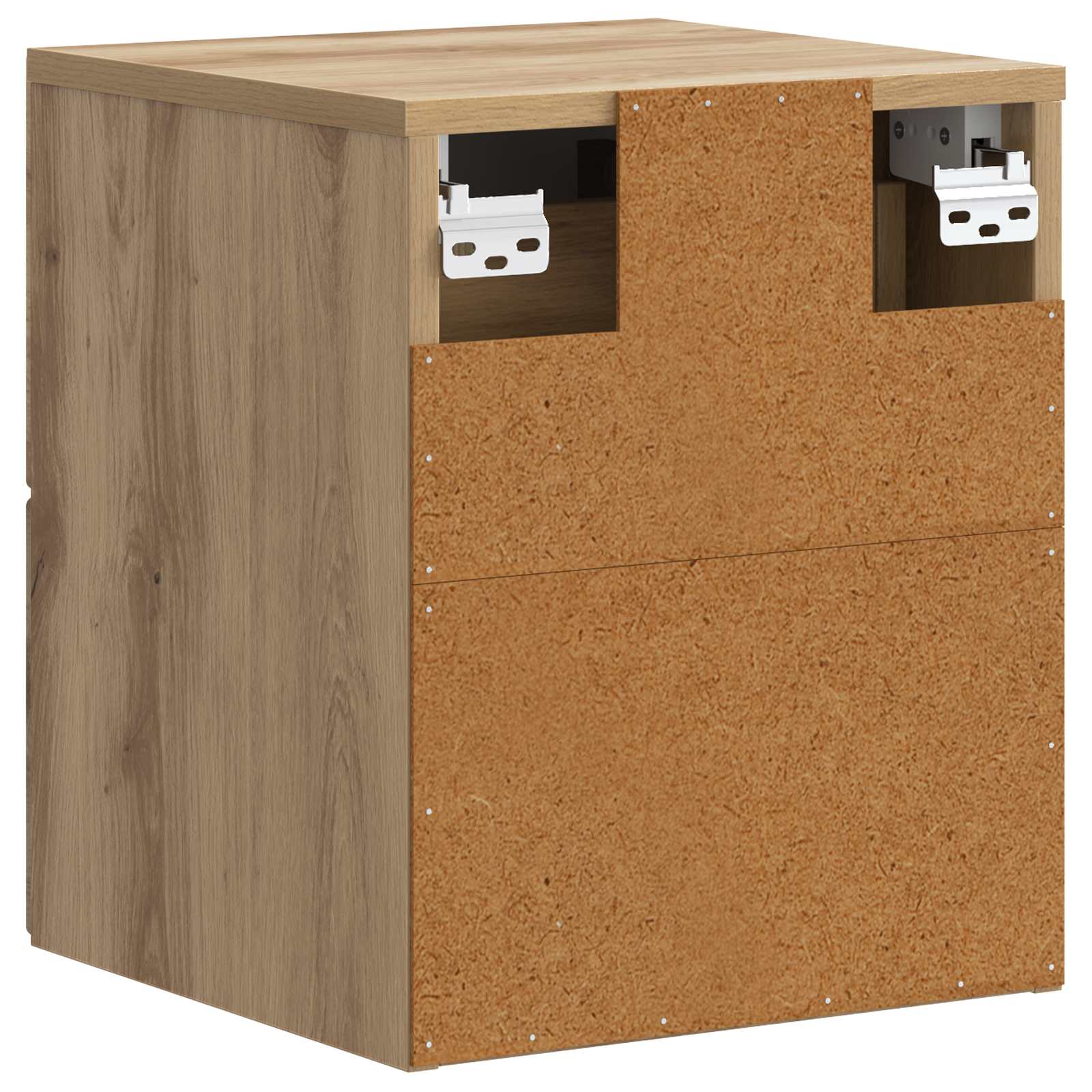 Mobiletto da notte a muro con cassetto 2 pcs Rovere Artigianale | homemem39