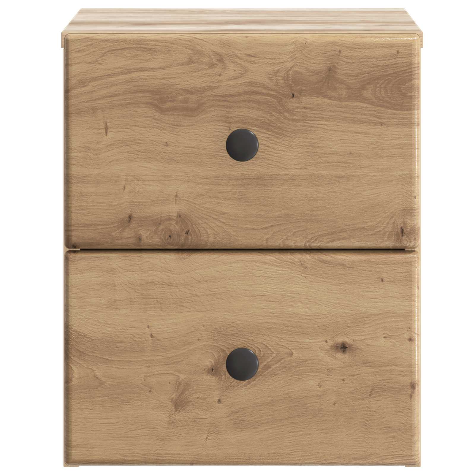 Mobiletto da notte a muro con cassetto 2 pcs Rovere Artigianale | homemem39