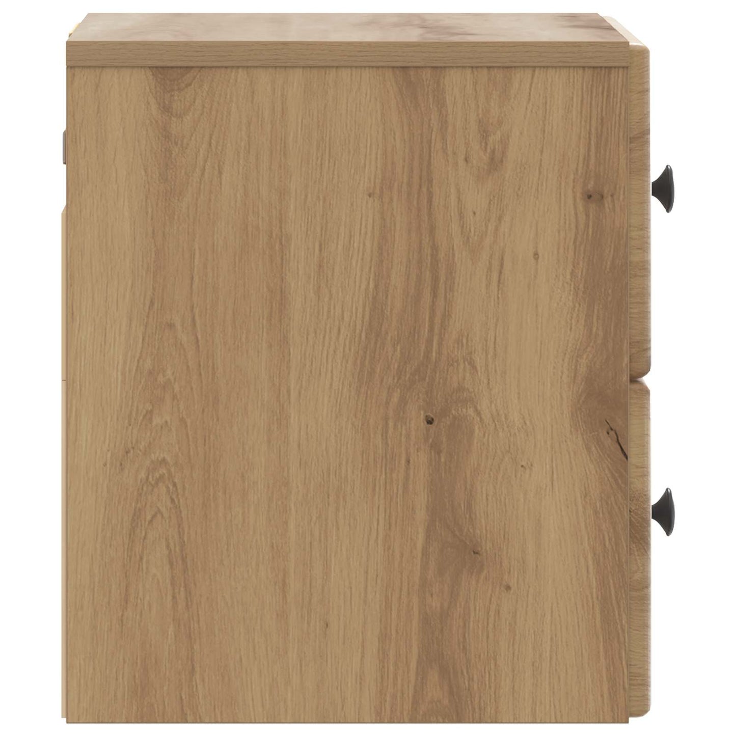 Mobiletto da notte a muro con cassetto 2 pcs Rovere Artigianale | homemem39