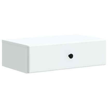 Tavolino da Parete Laterale Bianco 59 x 34,5 x 17 cm | homemem39