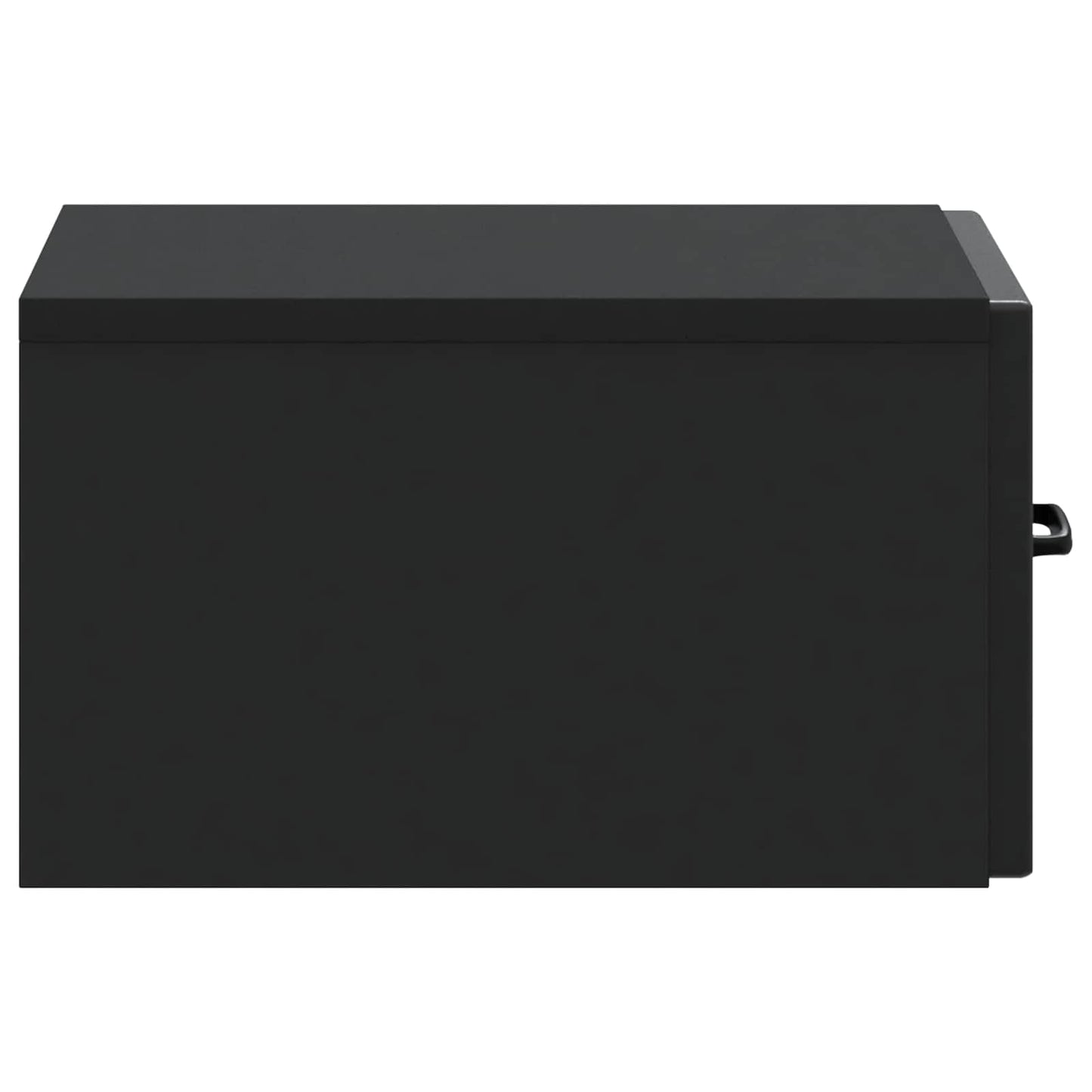 Tavolino da Parete Laterale Nero 59 x 34,5 x 17 cm | homemem39