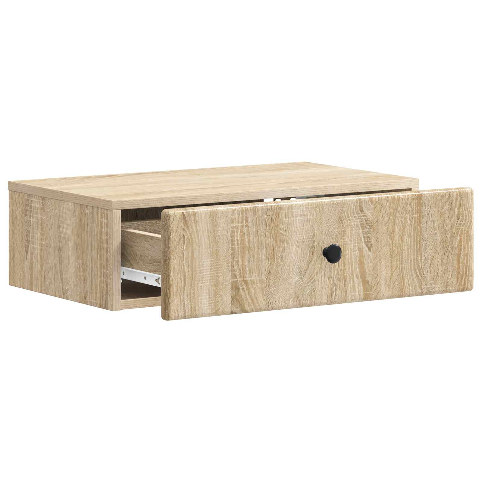 Tavolino da Parete Laterale Rovere Sonoma 59 x 34,5 x 17 cm | homemem39