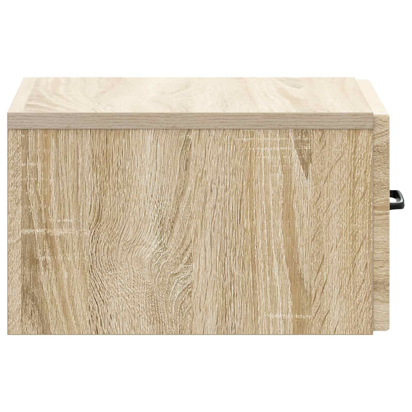 Tavolino da Parete Laterale Rovere Sonoma 59 x 34,5 x 17 cm | homemem39