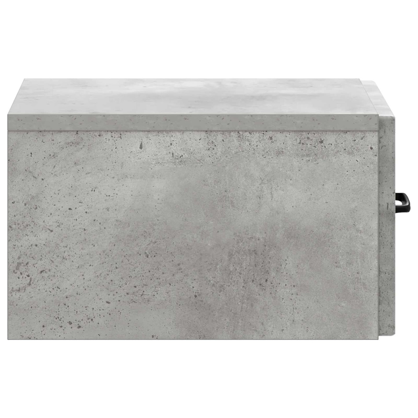 Tavolino da Parete Laterale Grigio Cemento 59 x 34,5 x 17 cm | homemem39
