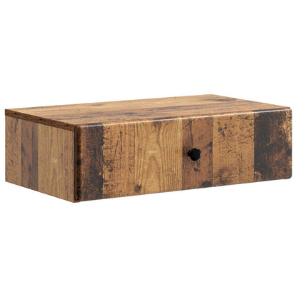 Tavolino da Parete Laterale Legno antico 59 x 34,5 x 17 cm | homemem39