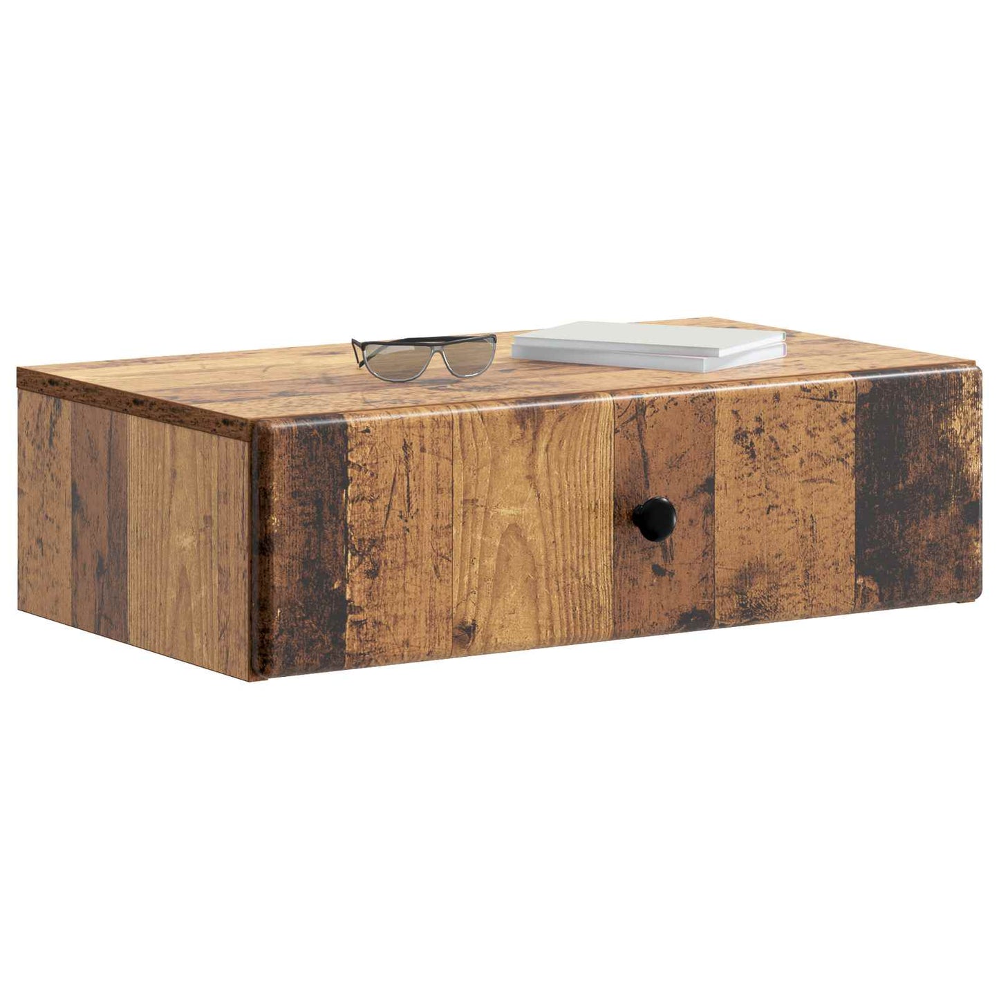 Tavolino da Parete Laterale Legno antico 59 x 34,5 x 17 cm | homemem39