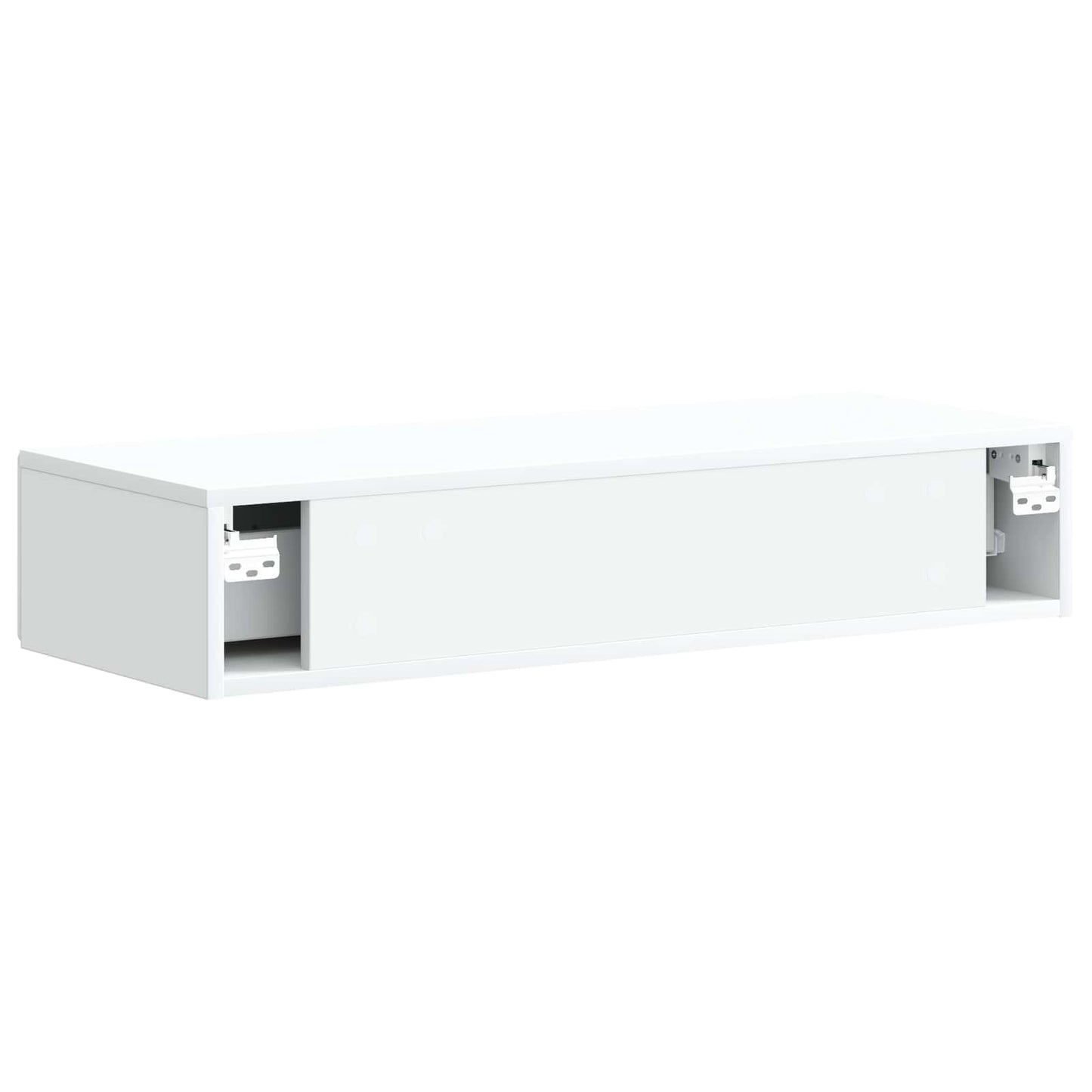 Tavolino da Parete Laterale Bianco 87,5 x 34,5 x 17 cm | homemem39