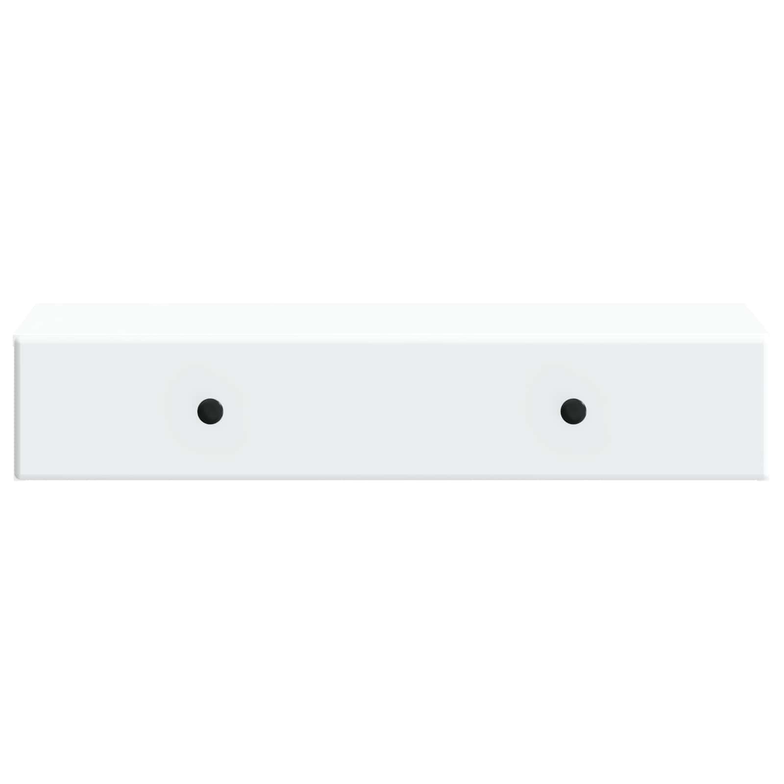Tavolino da Parete Laterale Bianco 87,5 x 34,5 x 17 cm | homemem39