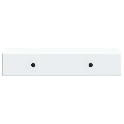 Tavolino da Parete Laterale Bianco 87,5 x 34,5 x 17 cm