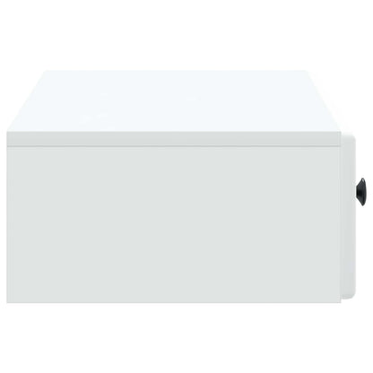Tavolino da Parete Laterale Bianco 87,5 x 34,5 x 17 cm | homemem39