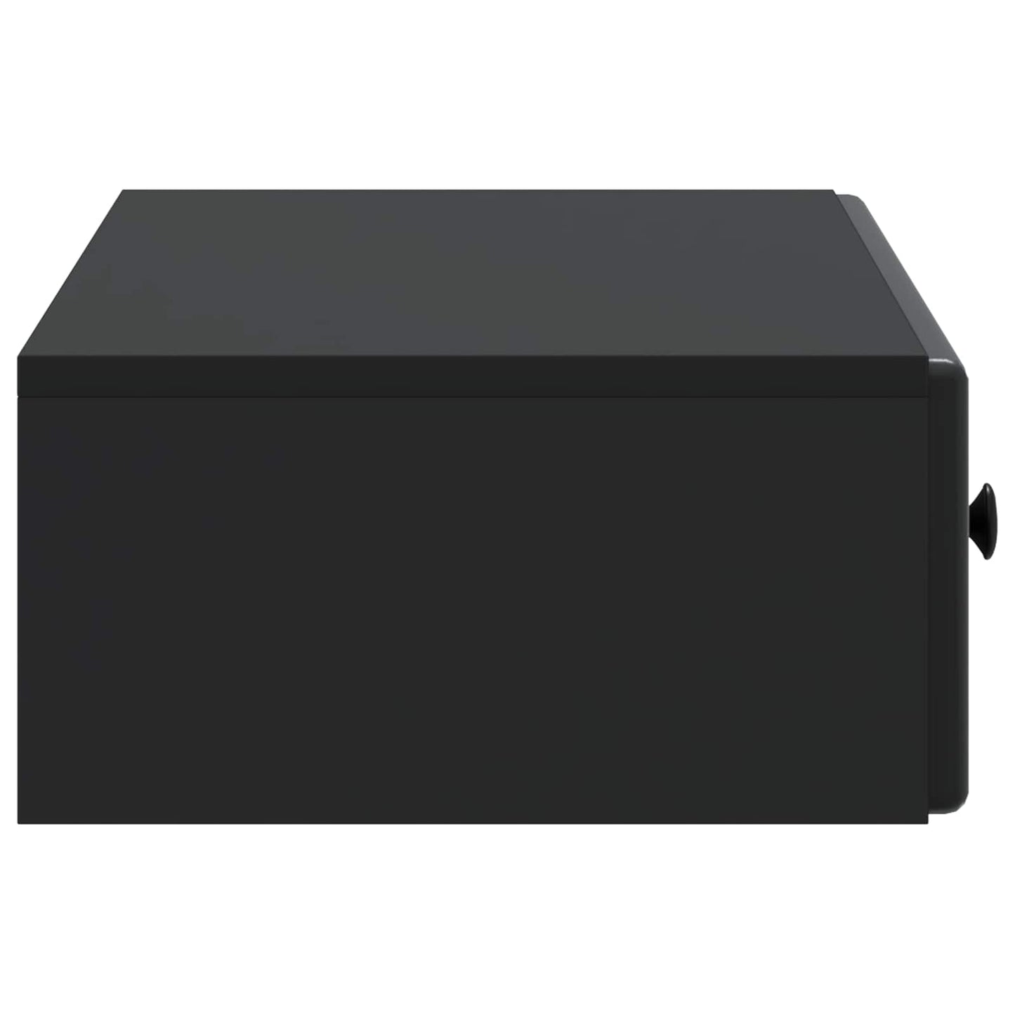 Tavolino da Parete Laterale Nero 87,5 x 34,5 x 17 cm | homemem39
