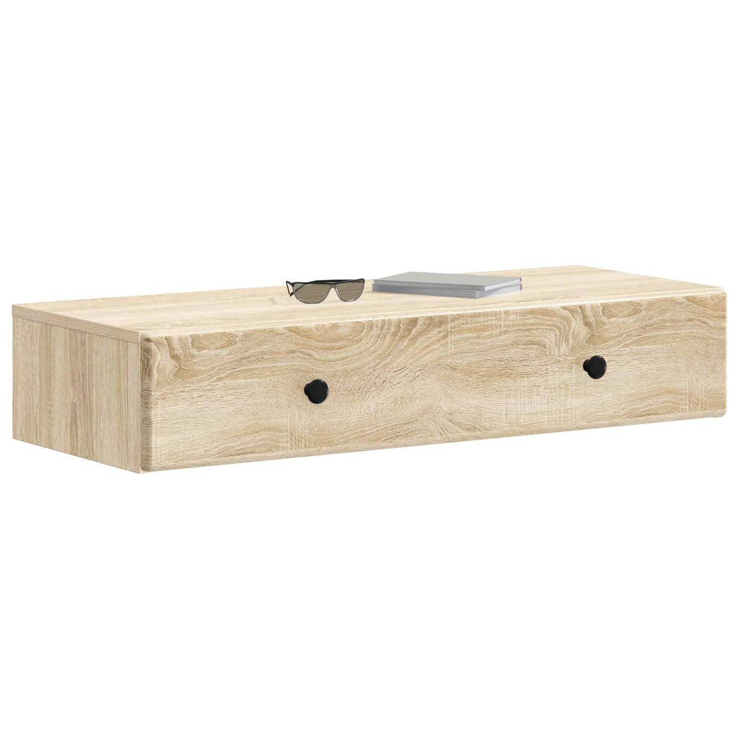 Tavolino da Parete Laterale Rovere Sonoma 87,5 x 34,5 x 17 cm | homemem39