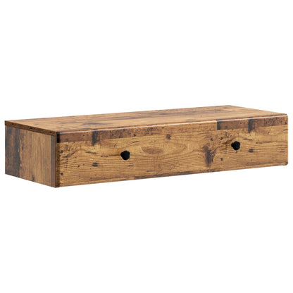 Tavolino da Parete Laterale Legno antico 87,5 x 34,5 x 17 cm