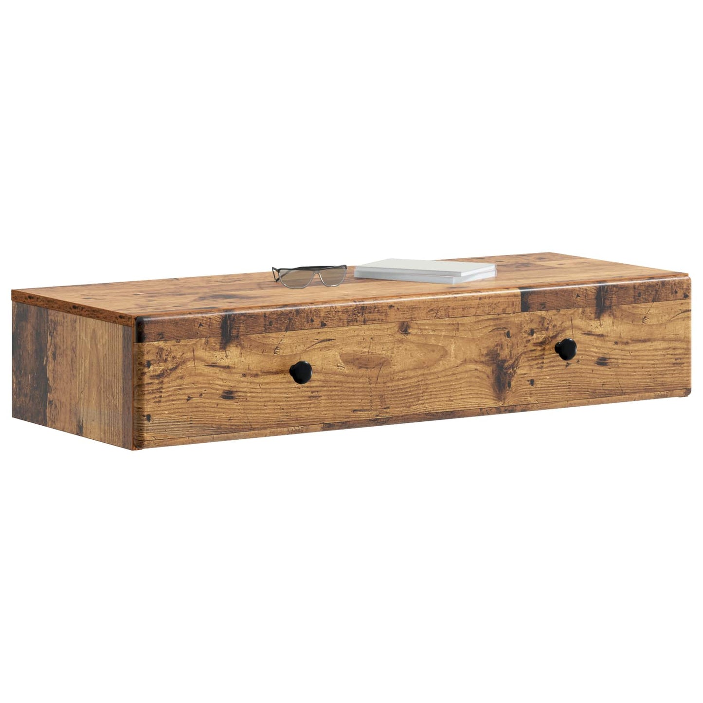 Tavolino da Parete Laterale Legno antico 87,5 x 34,5 x 17 cm