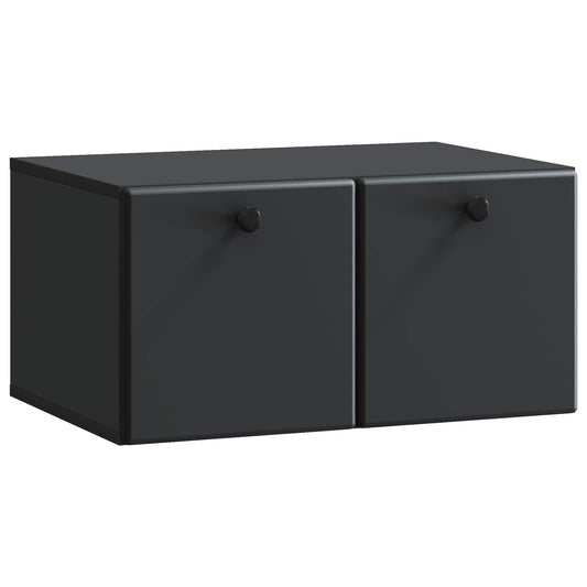 Mobile Porta TV da Muro 59,5 x 41 x 30 cm Nero
