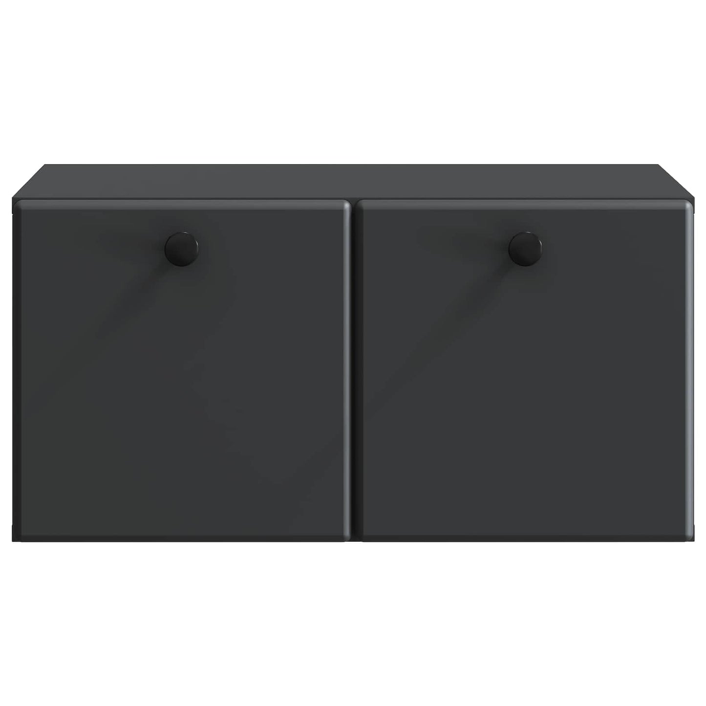 Mobile Porta TV da Muro 59,5 x 41 x 30 cm Nero