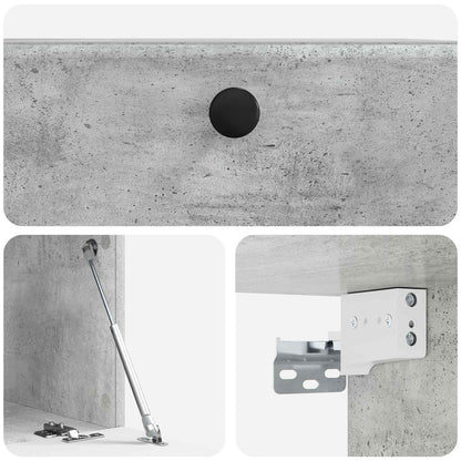 Mobile Porta TV da Muro Grigio Cemento 59,5 x 41 x 30 cm | homemem39