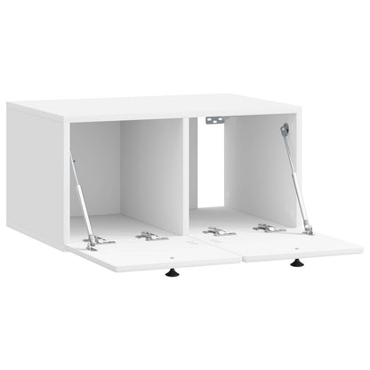 Mobile Porta TV da Muro Bianco Lucido 59,5 x 41 x 30 cm | homemem39