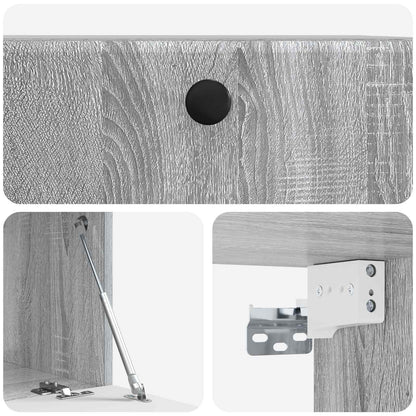 Mobile Porta TV da Muro Grigio Sonoma 59,5 x 41 x 30 cm | homemem39