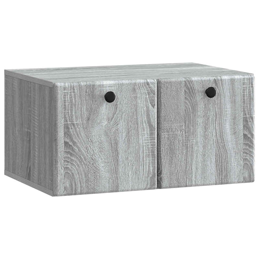 Mobile Porta TV da Muro Grigio Sonoma 59,5 x 41 x 30 cm | homemem39