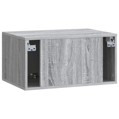 Mobile Porta TV da Muro 59,5 x 41 x 30 cm Sonoma grigio