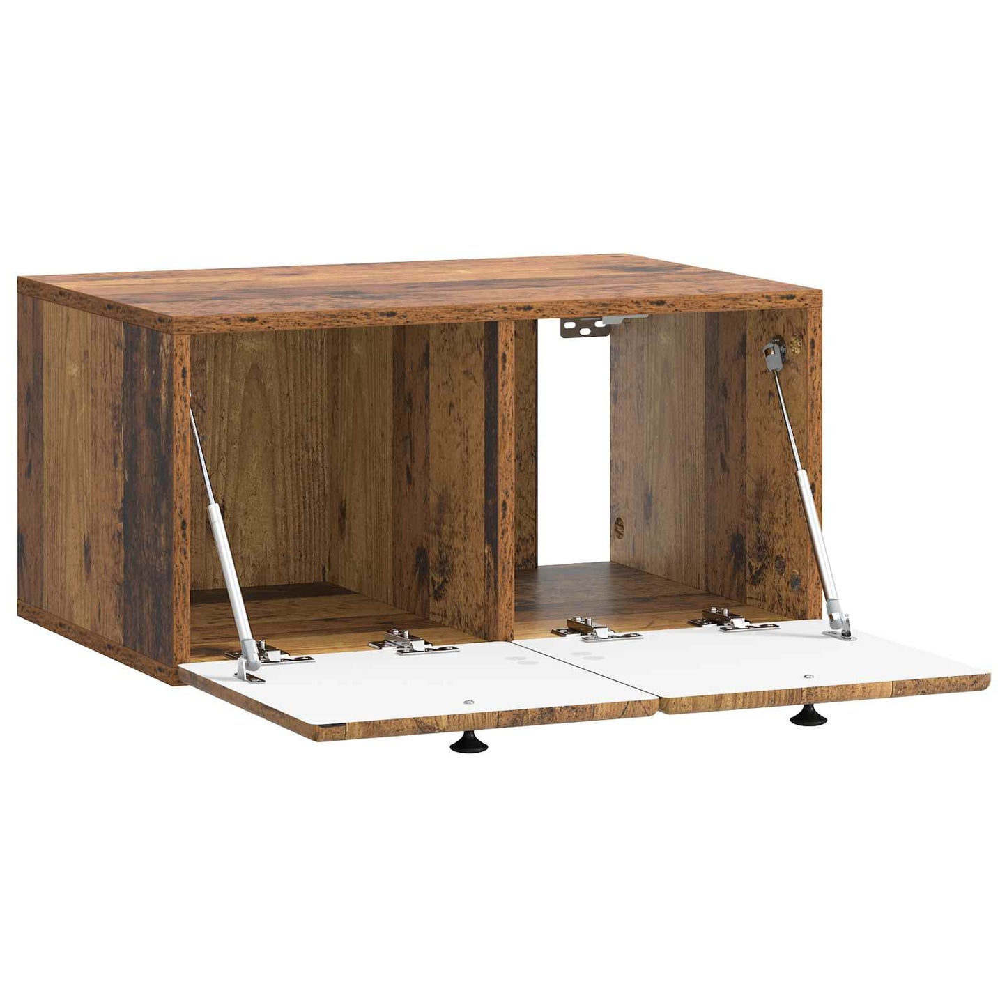 Mobile Porta TV da Muro 59,5 x 41 x 30 cm Legno antico