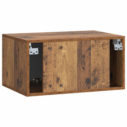 Mobile Porta TV da Muro 59,5 x 41 x 30 cm Legno antico