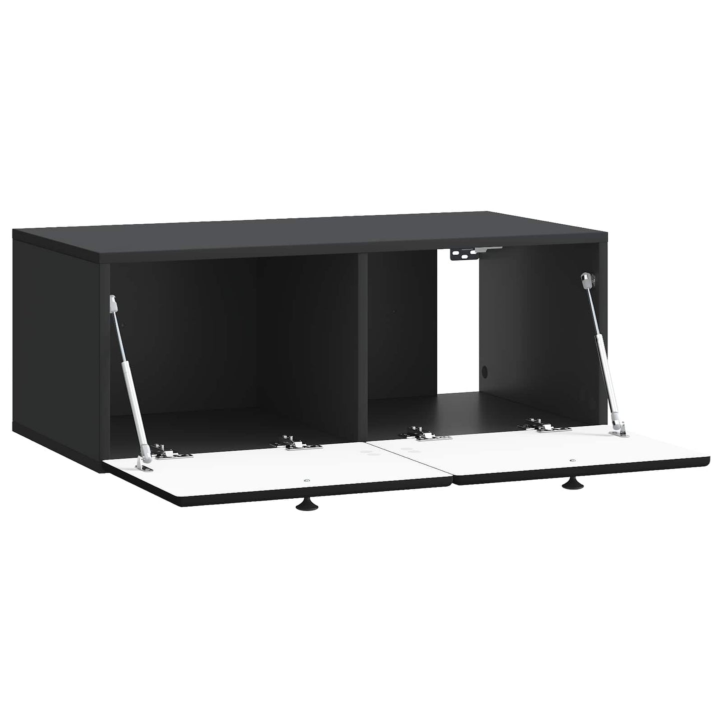 Mobile Porta TV da Muro 78,5 x 41 x 30 cm Nero