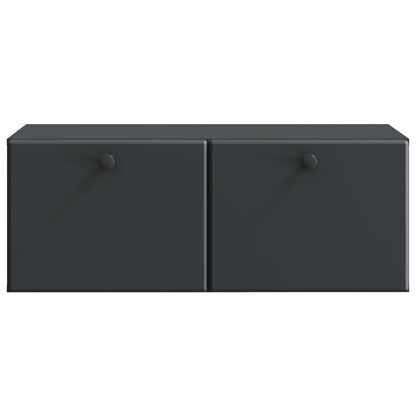 Mobile Porta TV da Muro Nero 78,5 x 41 x 30 cm | homemem39