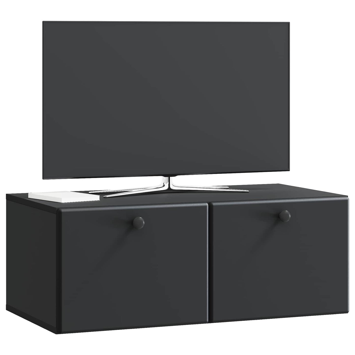 Mobile Porta TV da Muro 78,5 x 41 x 30 cm Nero