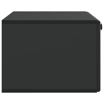 Mobile Porta TV da Muro Nero 78,5 x 41 x 30 cm | homemem39