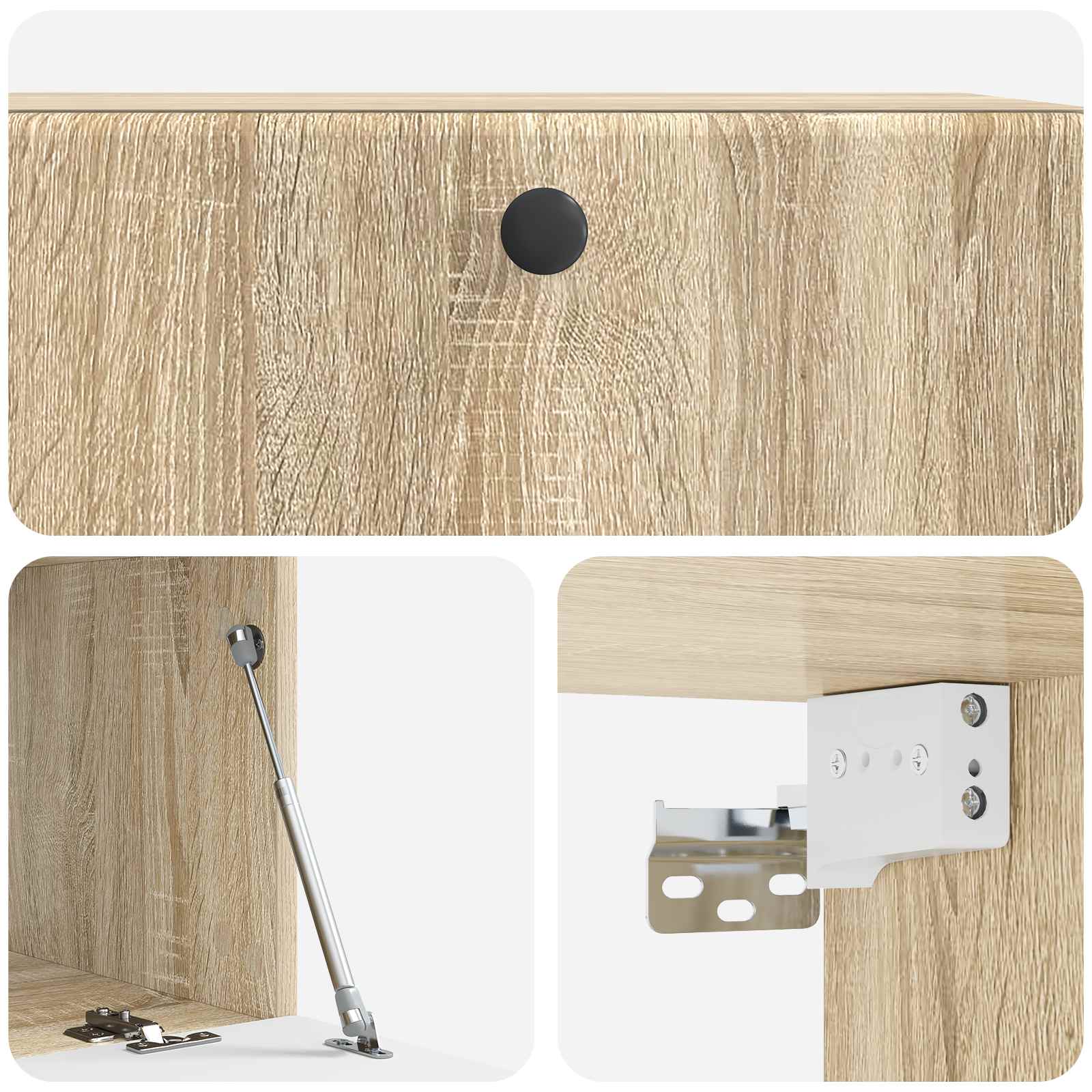 Mobile Porta TV da Muro Rovere Sonoma 78,5 x 41 x 30 cm | homemem39