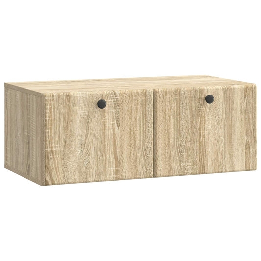 Mobile Porta TV da Muro 78,5 x 41 x 30 cm Rovere Sonoma