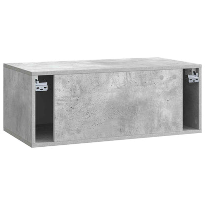 Mobile Porta TV da Muro Grigio Cemento 78,5 x 41 x 30 cm | homemem39