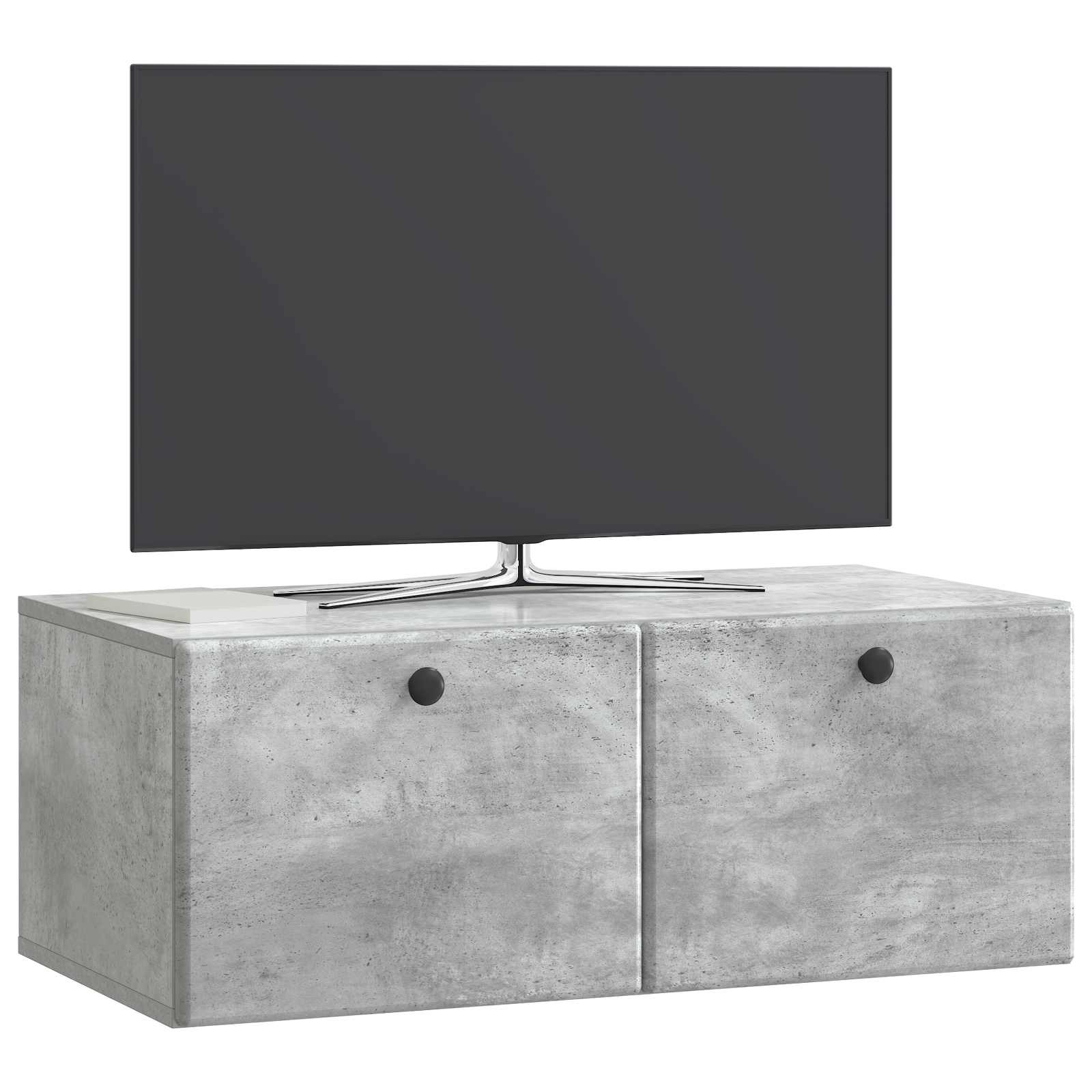 Mobile Porta TV da Muro Grigio Cemento 78,5 x 41 x 30 cm | homemem39