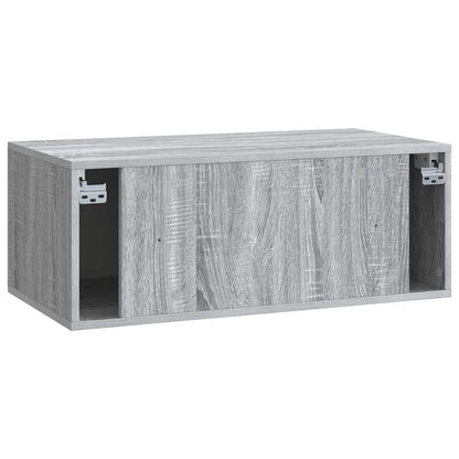 Mobile Porta TV da Muro 78,5 x 41 x 30 cm Sonoma grigio