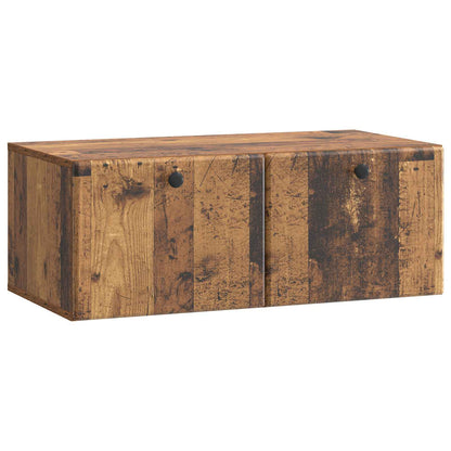 Mobile Porta TV da Muro 78,5 x 41 x 30 cm Legno antico