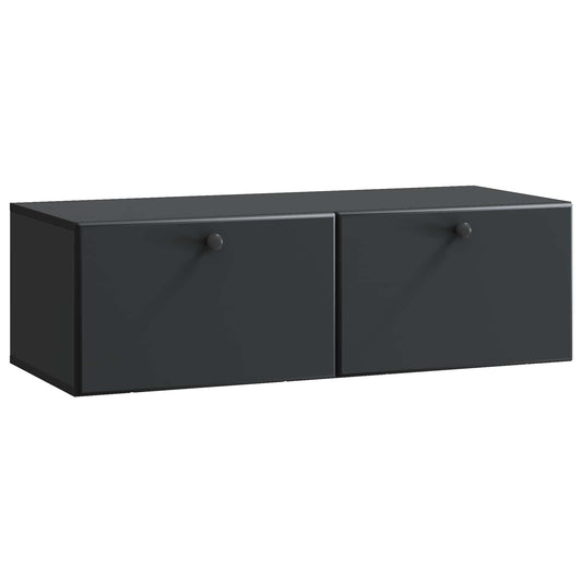 Mobile Porta TV da Muro 98 x 41 x 30 cm Nero