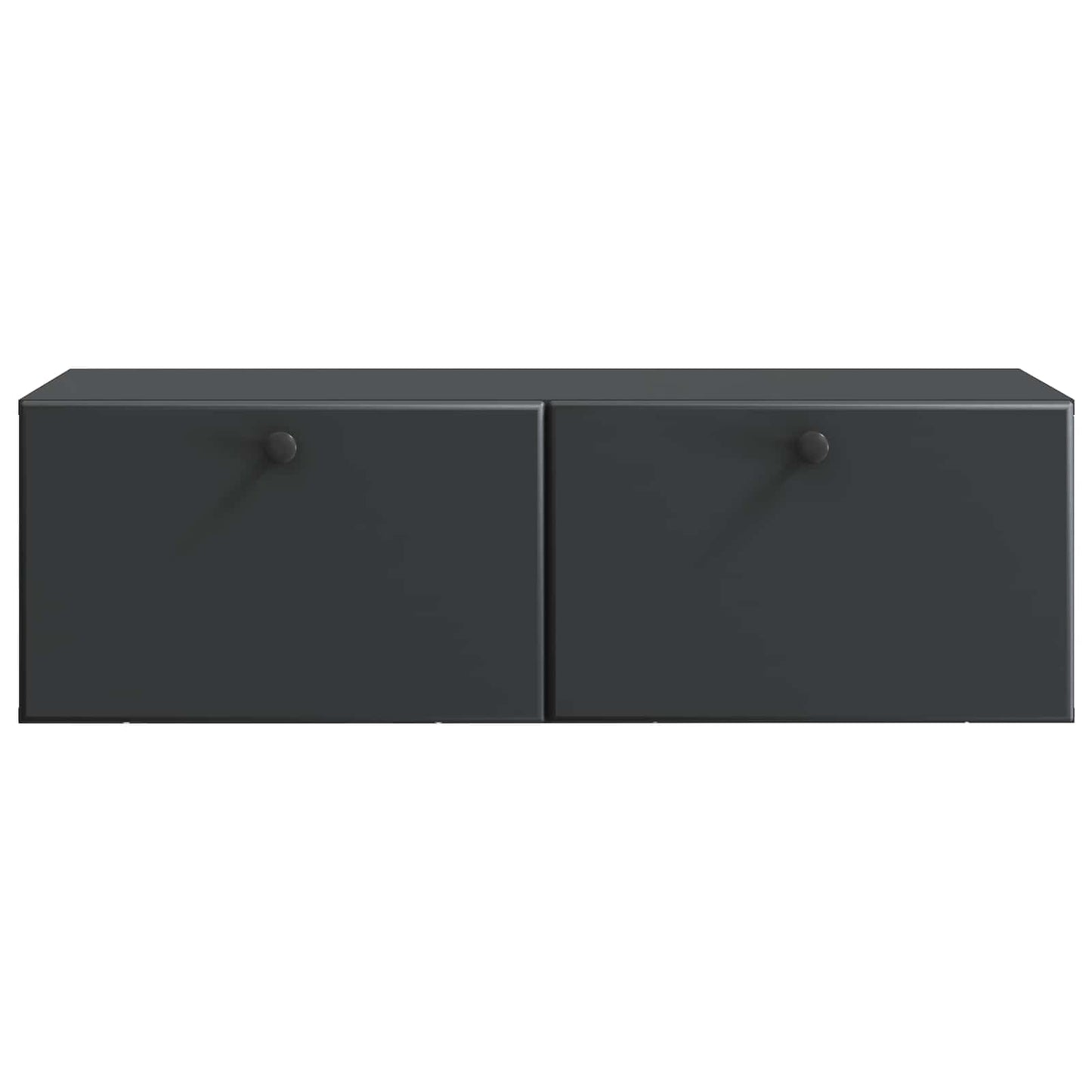 Mobile Porta TV da Muro Montaggio a parete Nero 98 x 41 x 30 cm | homemem39