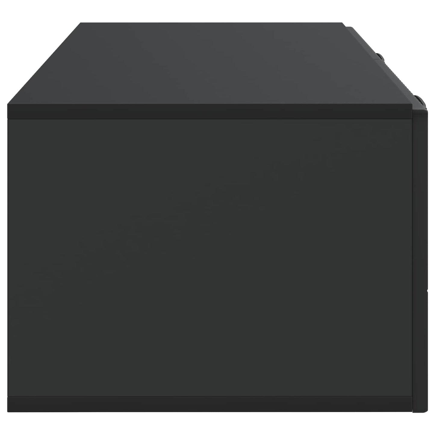 Mobile Porta TV da Muro Montaggio a parete Nero 98 x 41 x 30 cm | homemem39