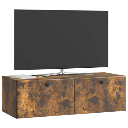 Mobile Porta TV da Muro Rovere Fumo 98 x 41 x 30 cm | homemem39