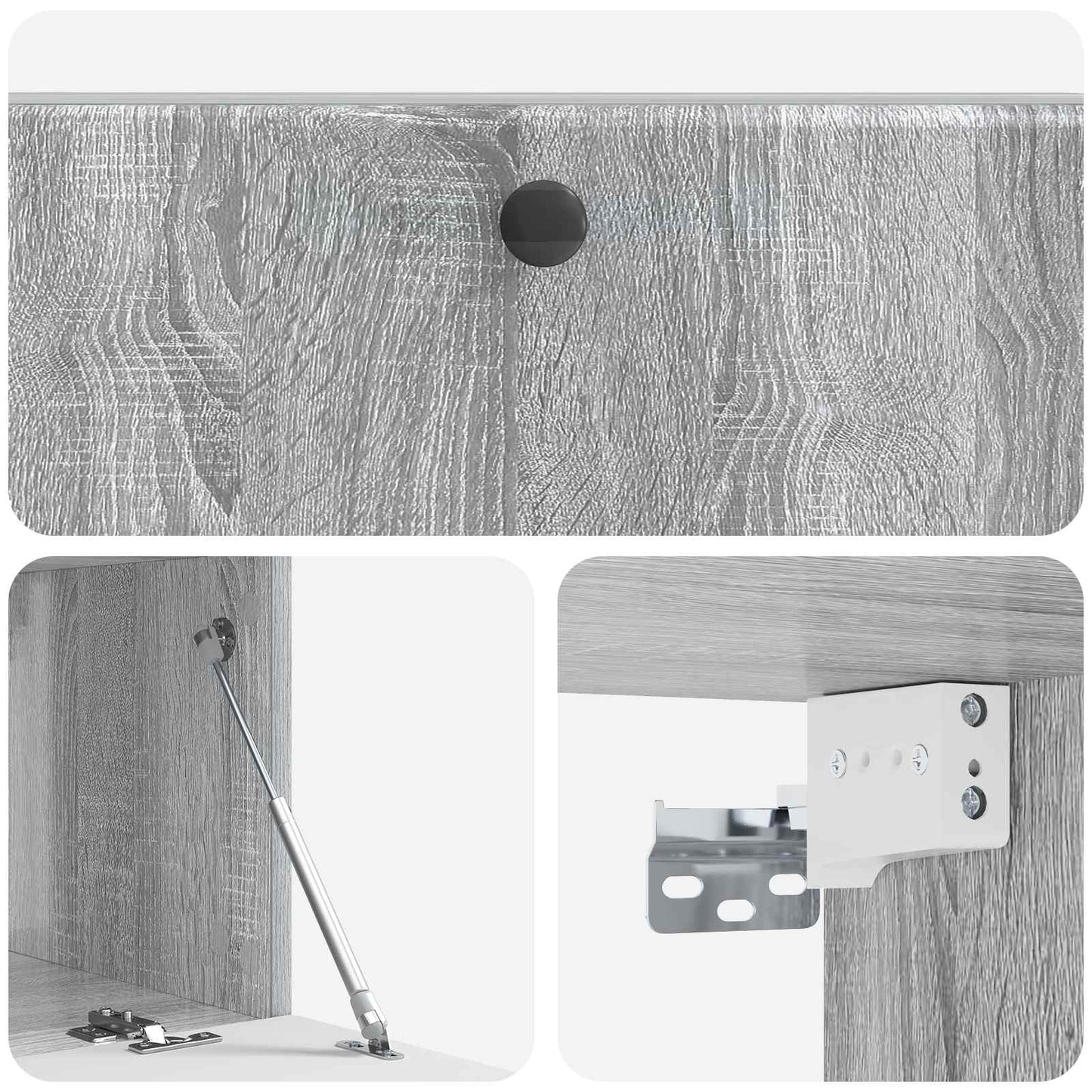 Mobile Porta TV da Muro Grigio Sonoma 98 x 41 x 30 cm | homemem39