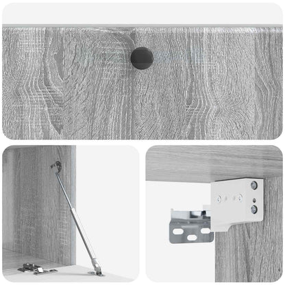 Mobile Porta TV da Muro Grigio Sonoma 98 x 41 x 30 cm | homemem39