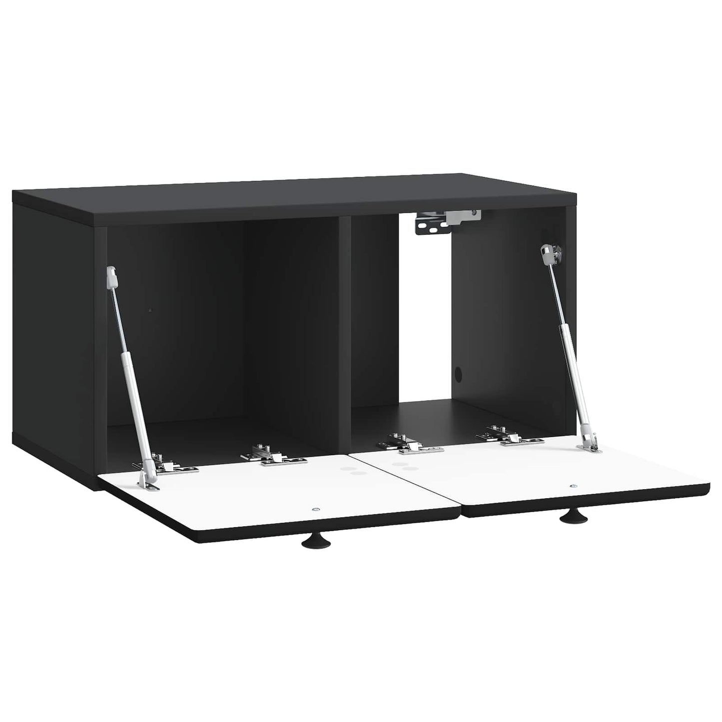 Mobile Porta TV da Muro 59,5 x 31 x 30 cm Nero