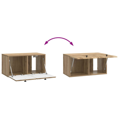 Mobile Porta TV da Muro Rovere Artigianale 59,5 x 31 x 30 cm | homemem39