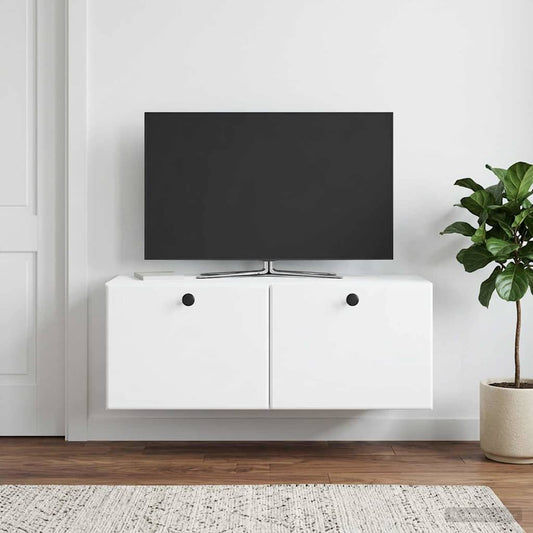 Mobile Porta TV da Muro 78,5 x 31 x 30 cm Bianco