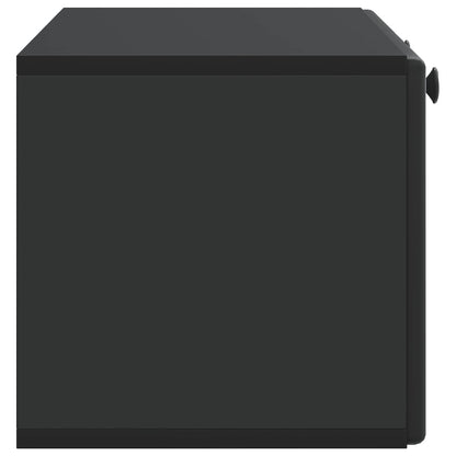 Mobile Porta TV da Muro Nero 78,5 x 31 x 30 cm | homemem39