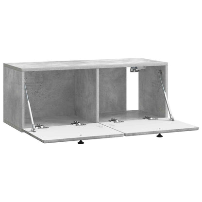 Mobile Porta TV da Muro Grigio Cemento 78,5 x 31 x 30 cm | homemem39