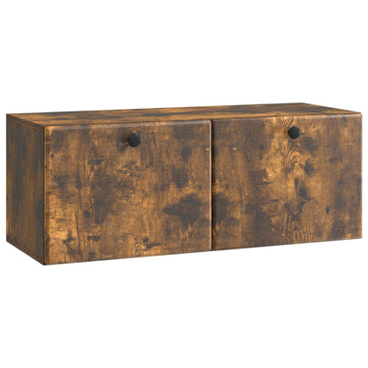 Mobile Porta TV da Muro Rovere Fumo 78,5 x 31 x 30 cm | homemem39