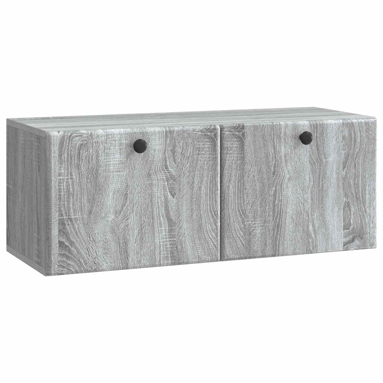 Mobile Porta TV da Muro Grigio Sonoma 78,5 x 31 x 30 cm | homemem39